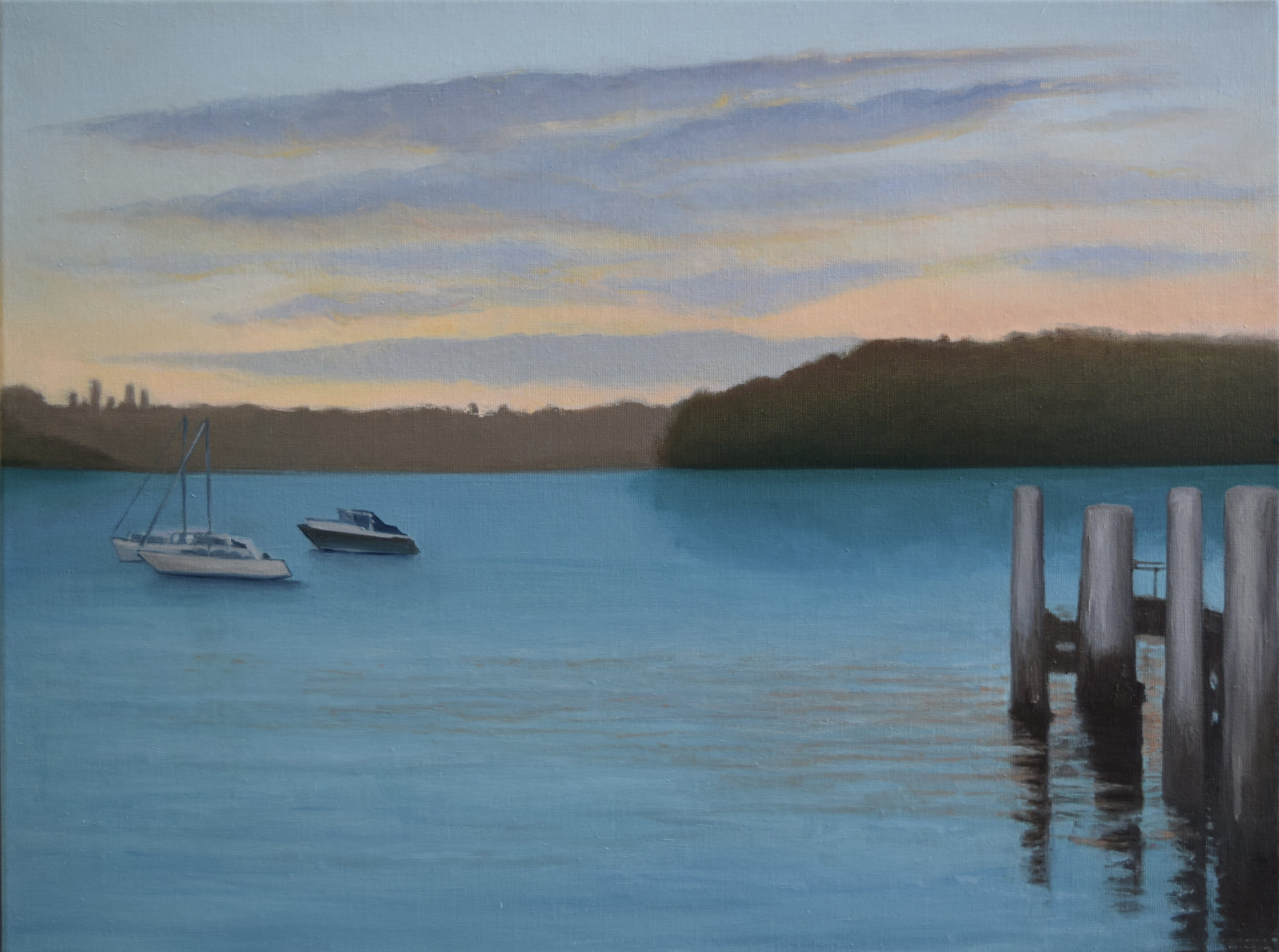 Dusk Manly Harbour Wharf